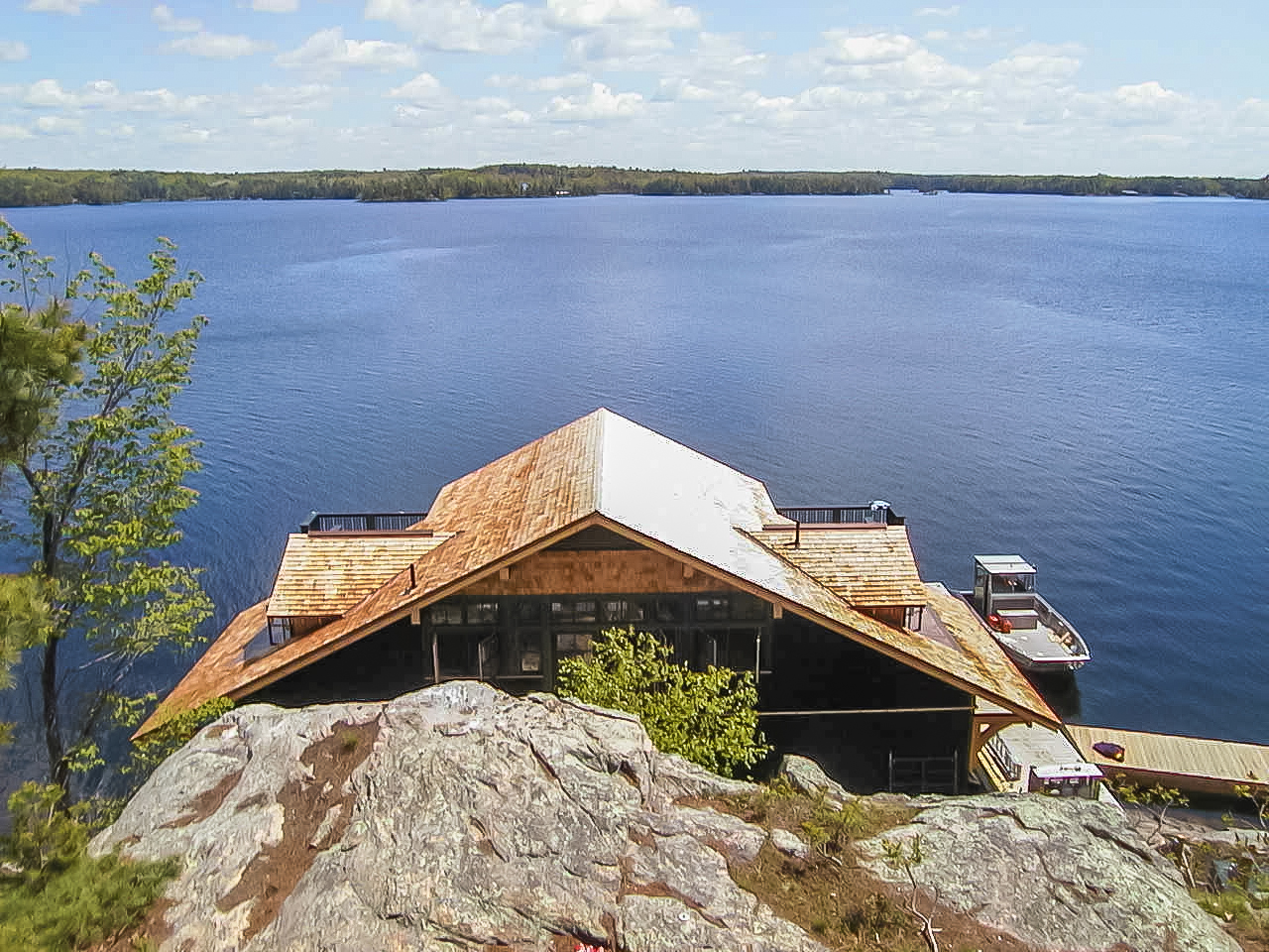 Rosseau Lake Boathouse