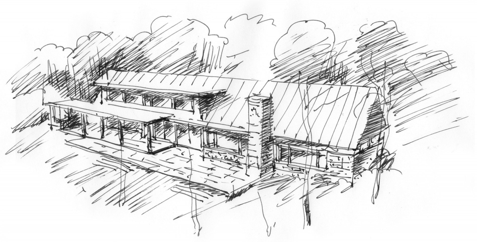 Thornbury Cottage sketch